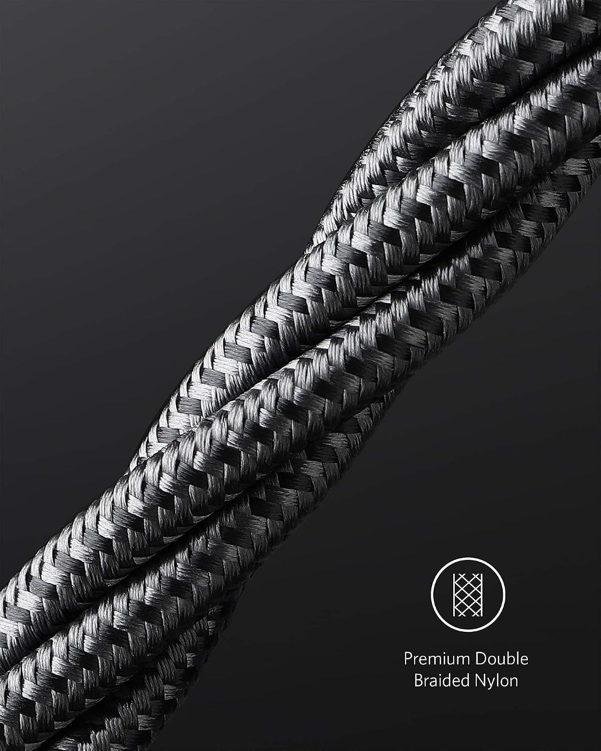 Thumbnail 6 de Anker 100W USB-C to USB-C Cable (3m, Black) – Durable Fast-Charging Steel Nylon