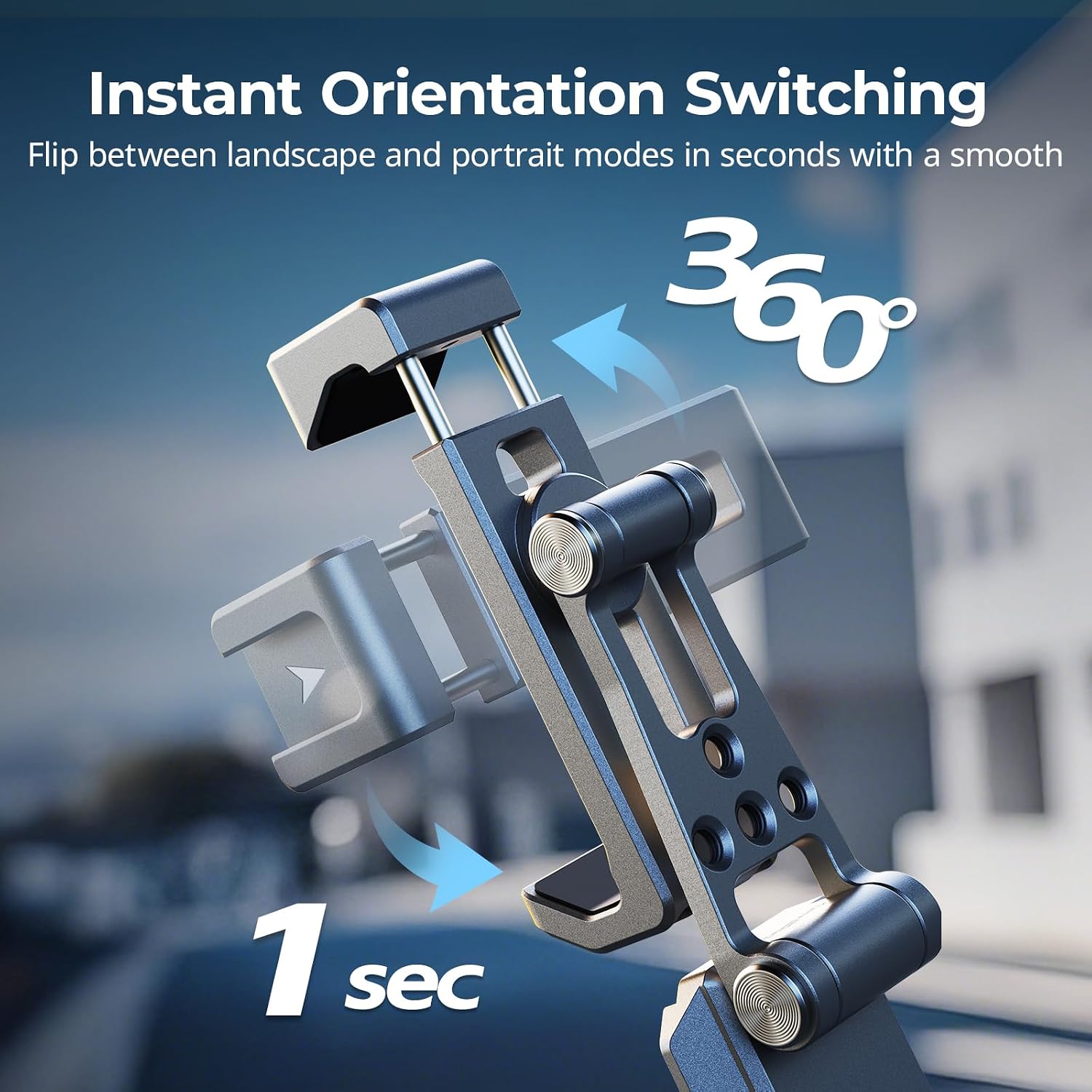 Detalle 2 de SMALLRIG Metall-Handyhalterung mit Grundplatte für arca-Swiss – kompatibel mit DJI RS 4 Mini & RS 3 Mini