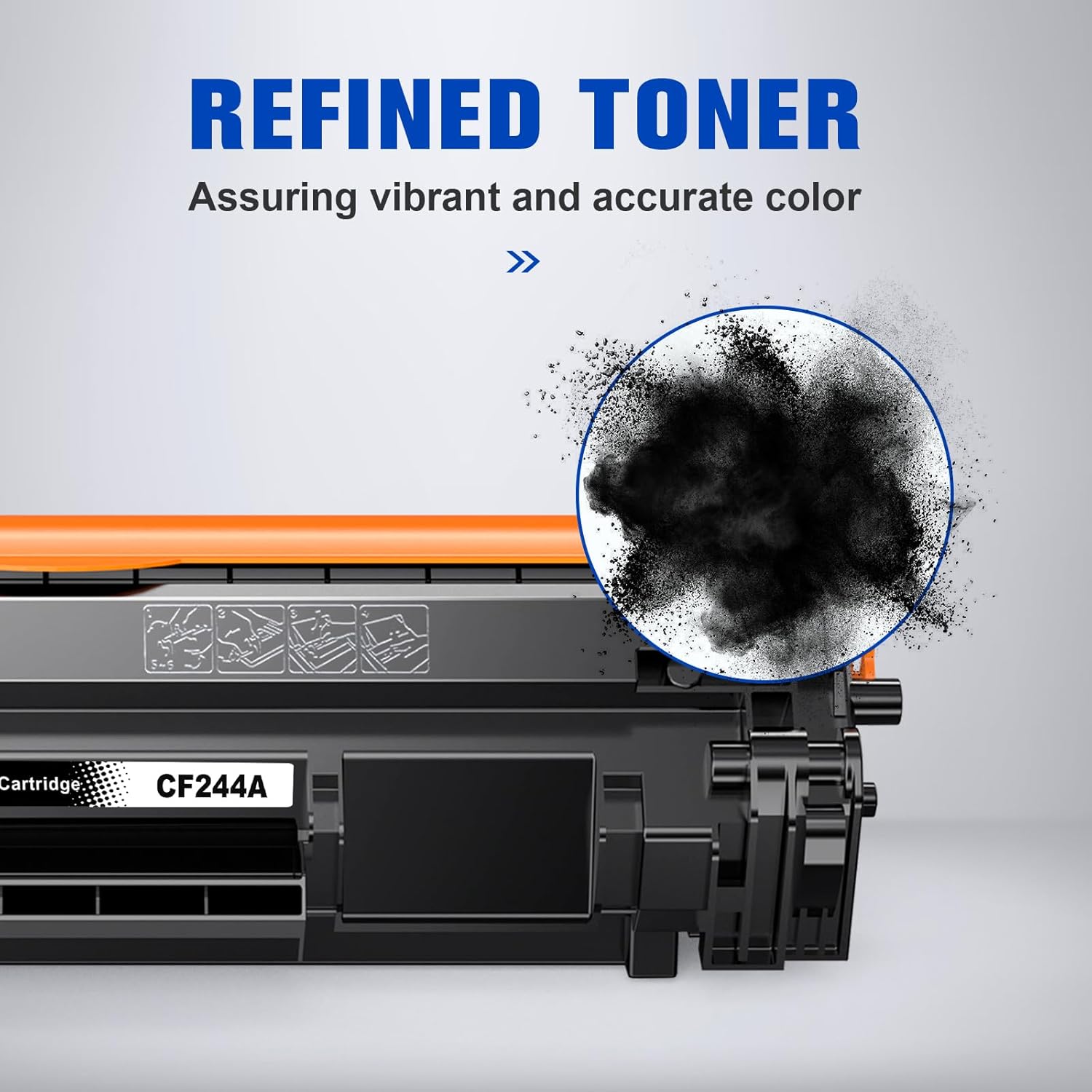 Thumbnail 3 de Q-image CF244A 44A black toner cartridges 2-pack 🖨