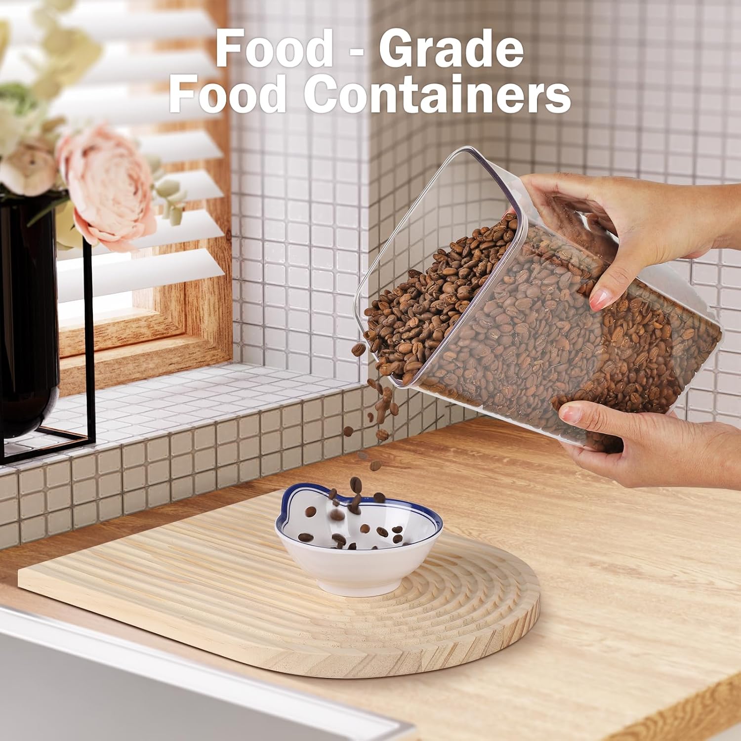 Thumbnail 6 de Pop Airtight Food Storage Containers Set (6-Piece) with Pop-Lid Sealing, Stackable & BPA-Free (AS material)