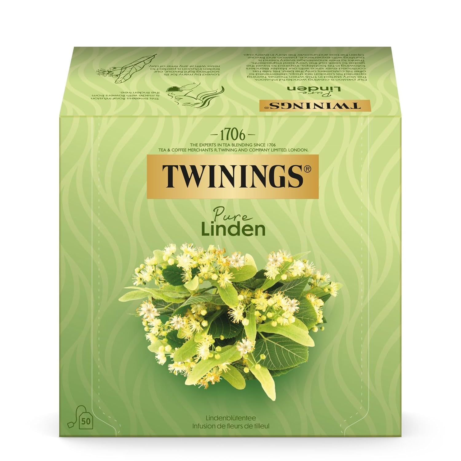Detalle de Twinings PURE LINDEN 50 Teebeutel đ”