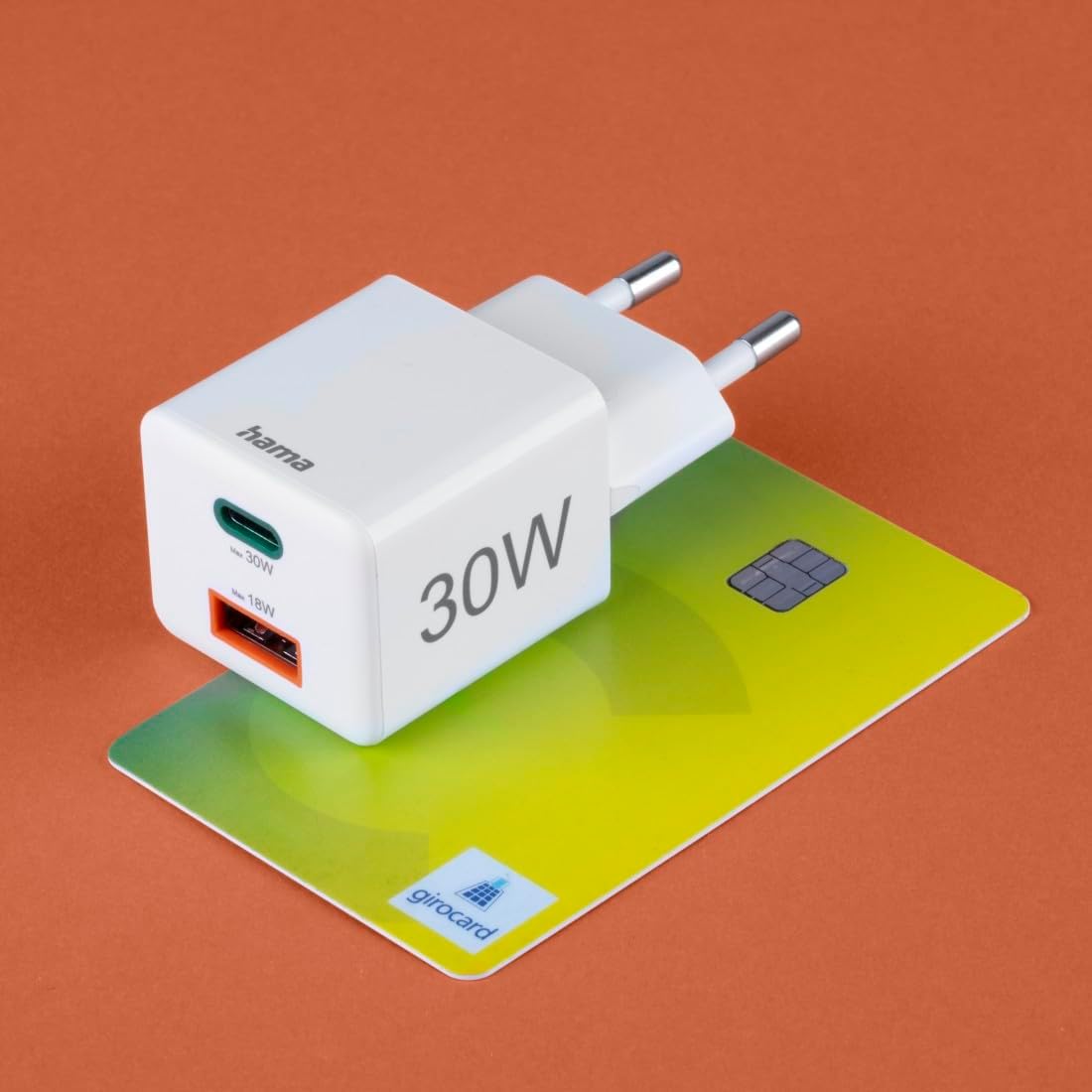 Thumbnail 3 de Chargeur rapide USB 30W compatible iPhone & Samsung Hama (PD + QC 3.0, 2 ports) blanc