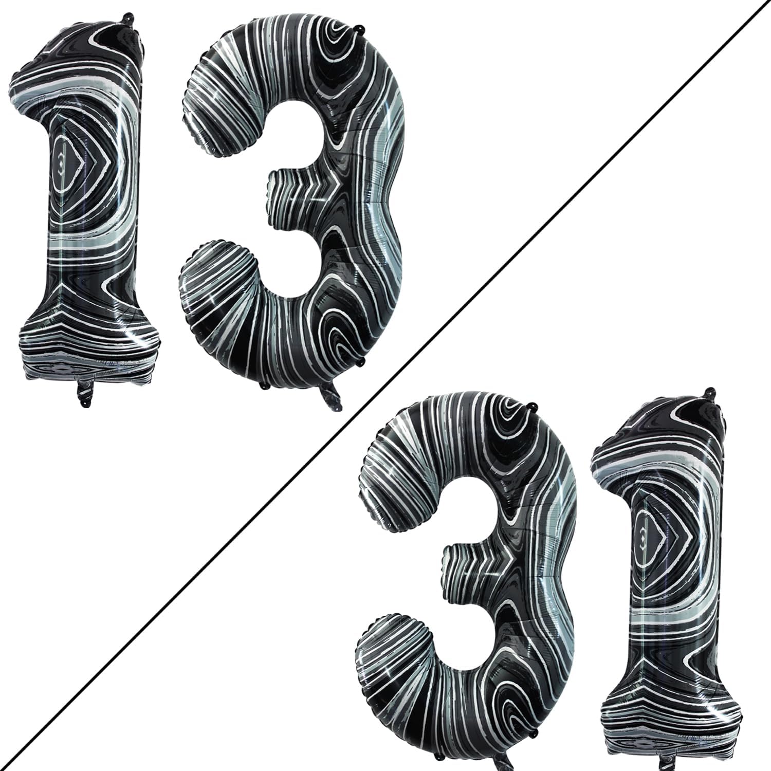 Detalle de GOER Number 9 Foil Balloons 42-Inch