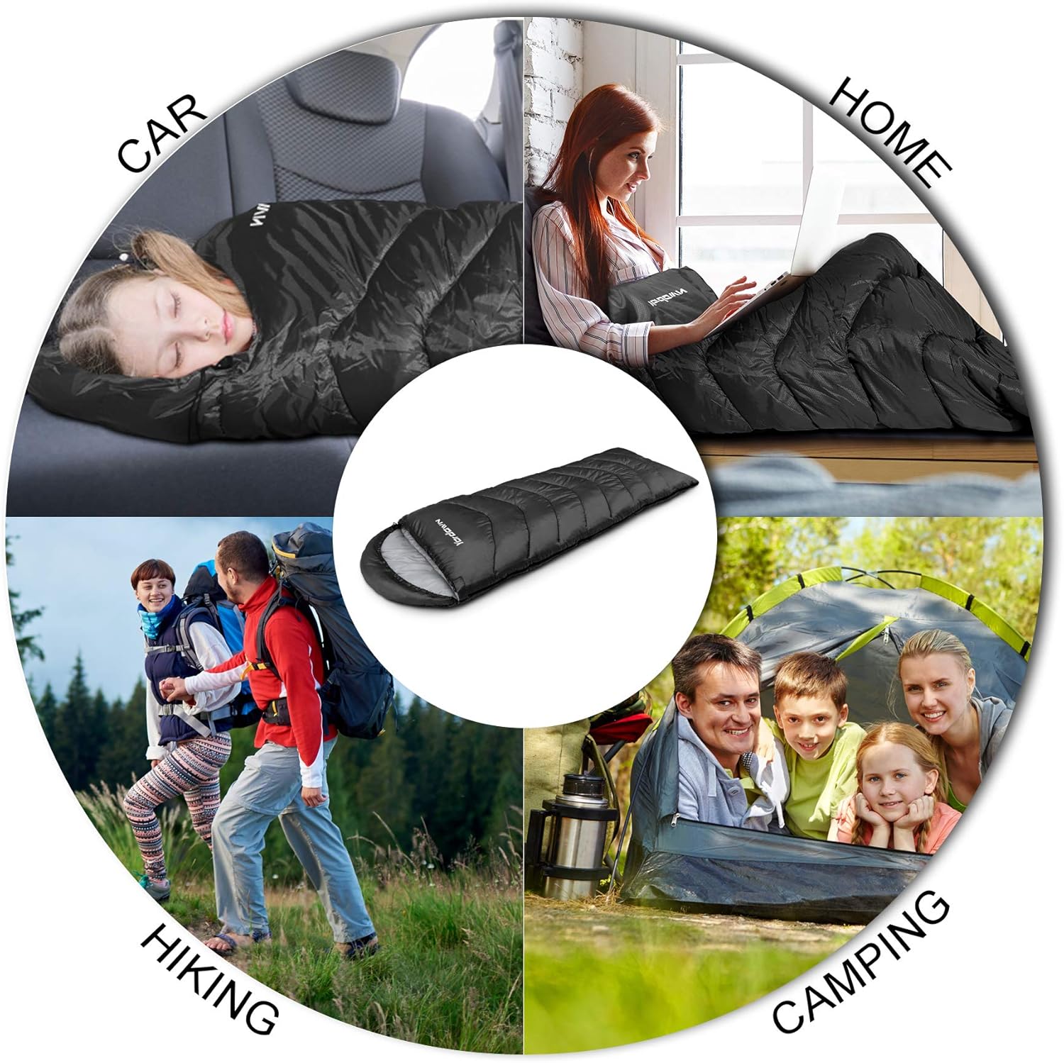 Thumbnail 6 de Yordawn Schlafsack Outdoor Camping – 3–4 Jahreszeiten, ultraleicht, wasserdicht, für Erwachsene und Kinder