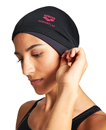 Detalle de ARENA Cuffia Nero 004401-100-NS, Taglia Unica – morbida, per nuotatrici fitness