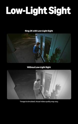 Thumbnail 4 de Ring Outdoor Cam Plus Battery (Newest Model) – 2K, Wide View, Color Night Vision, Mount Anywhere