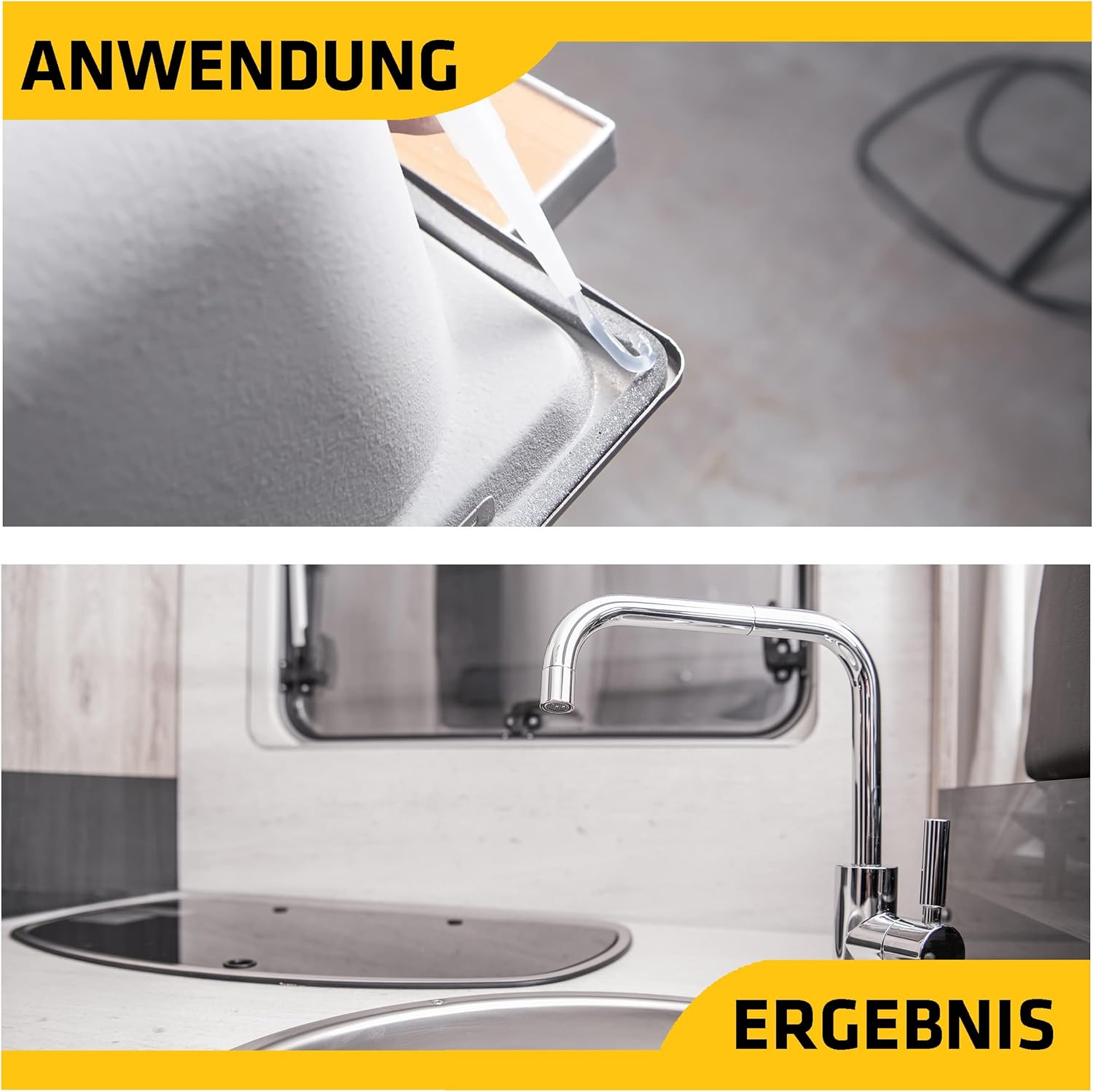 Thumbnail 6 de Sikaflex-521 FC Transparent – Kleb- und Dichtstoff, 290 ml, innen/außen