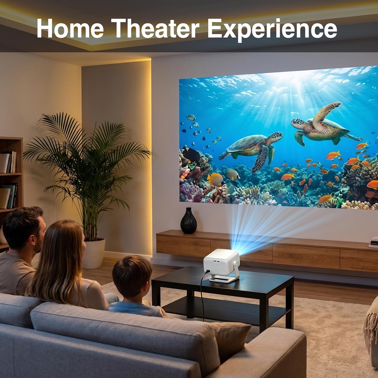 Thumbnail 6 de VISSPL Projector with 4K Decoding