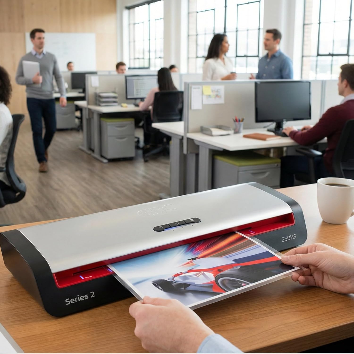 Detalle de GBC Laminator, 13-inch input