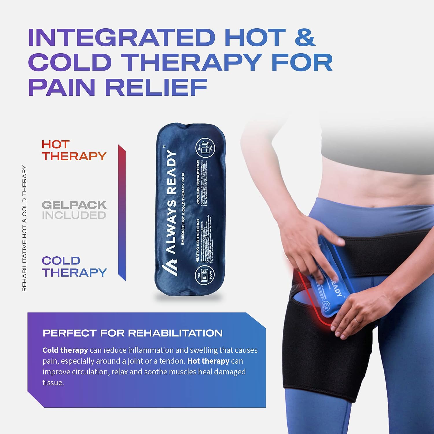 Thumbnail 4 de Always Ready groin support with gel pack