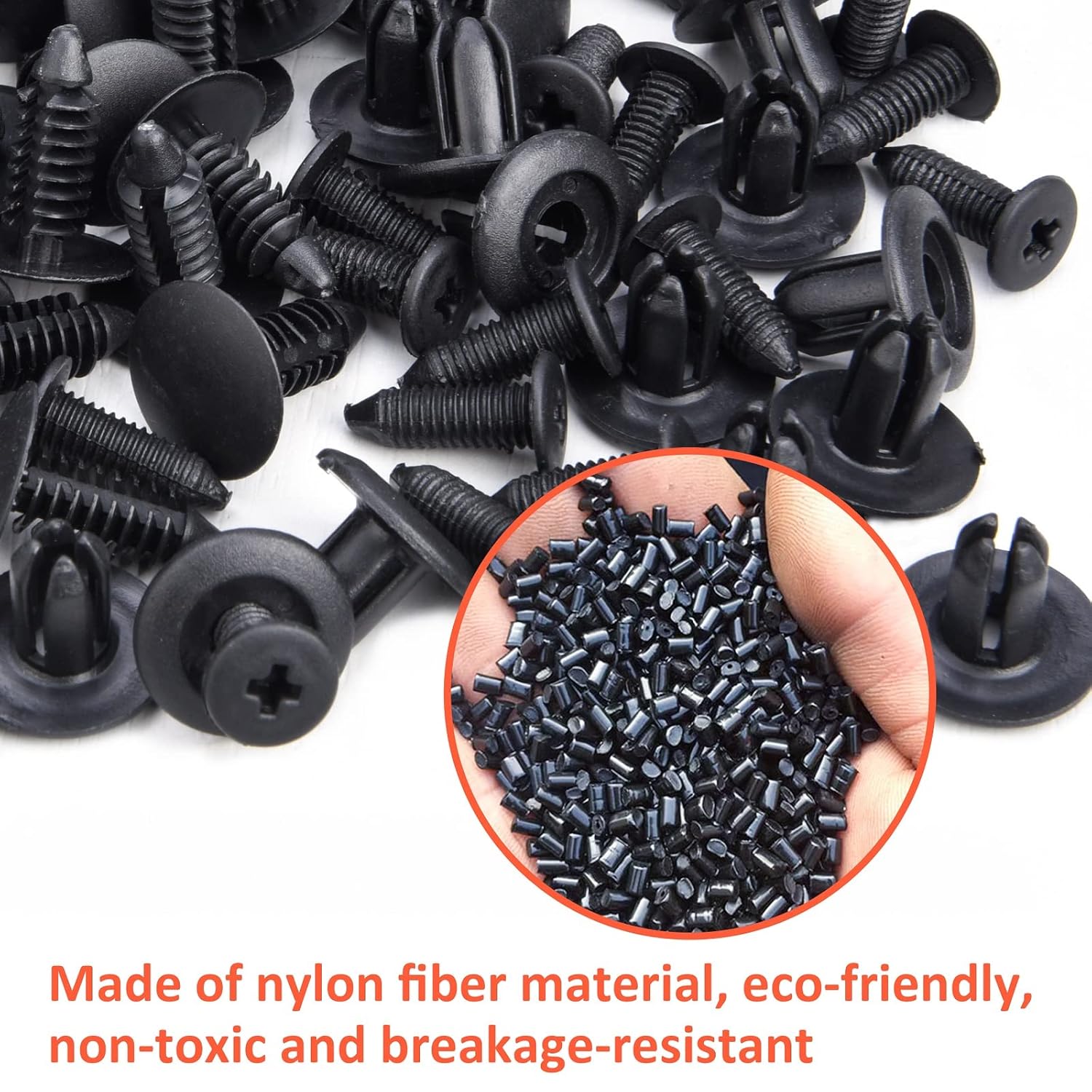 Detalle de Preciva Car Retainer Clips 140pcs — Universal Nylon Fasteners in 6 Sizes