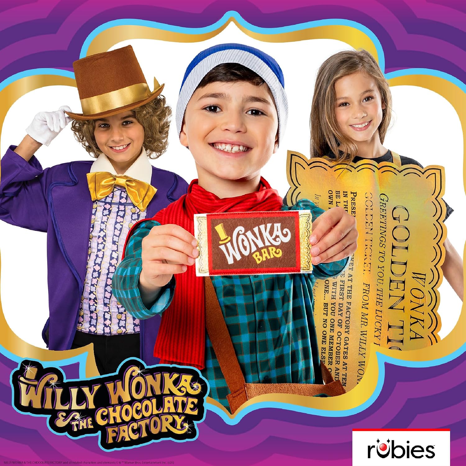 Thumbnail 5 de Rubies Willy Wonka Girls Costume for Kids