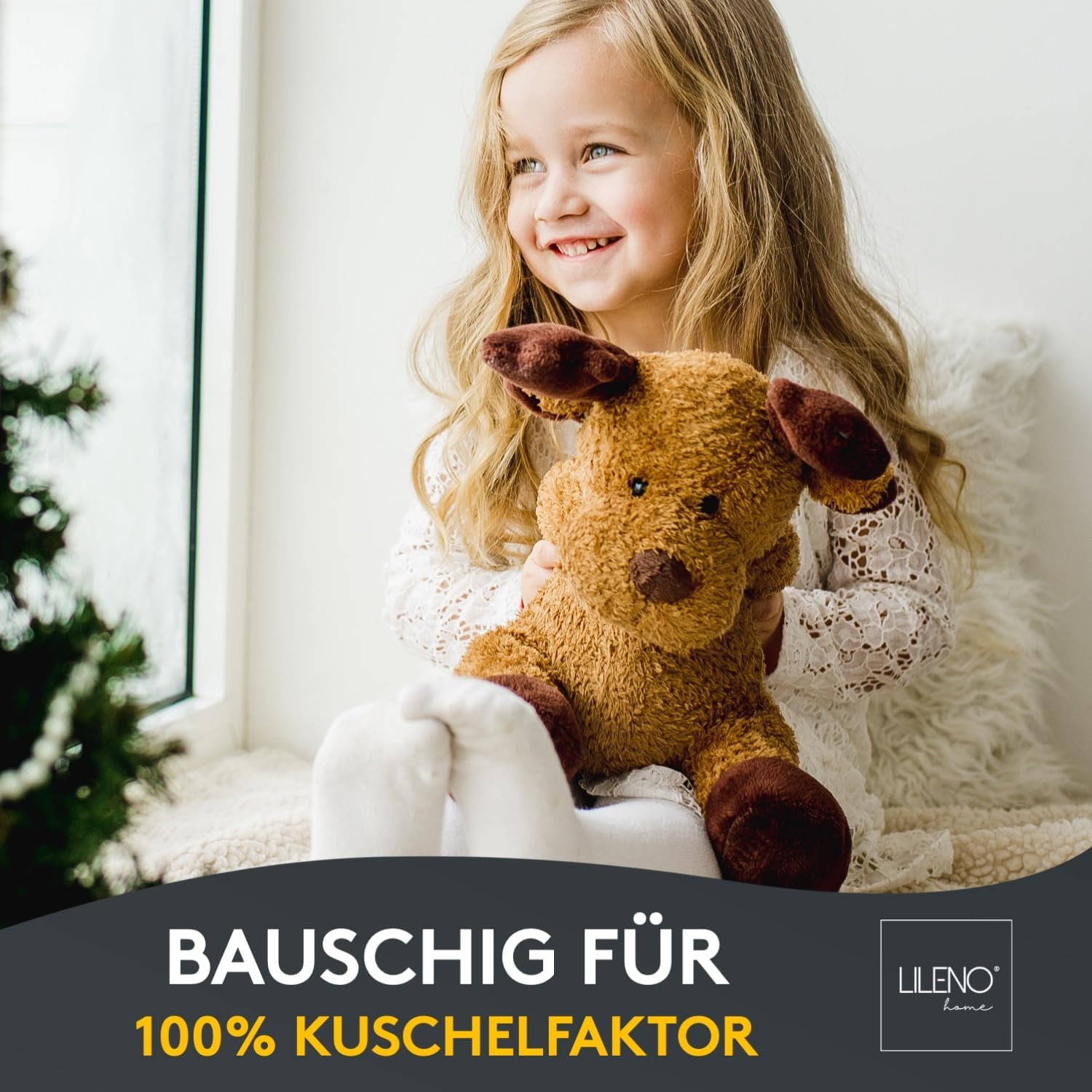Thumbnail 6 de LILENO HOME Füllwatte 500 g im Vlies-Beutel – Füllmaterial & Bastelwatte, waschbar bis 95 °C