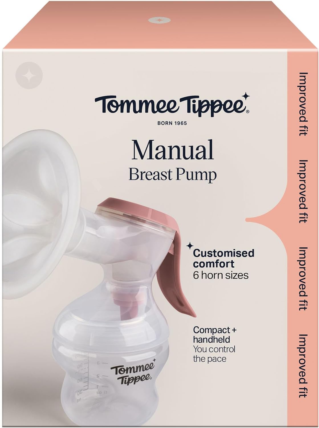 Detalle de Tommee Tippee Manual Breast Pump: Soft Silicone Comfort and On-the-Go Convenience