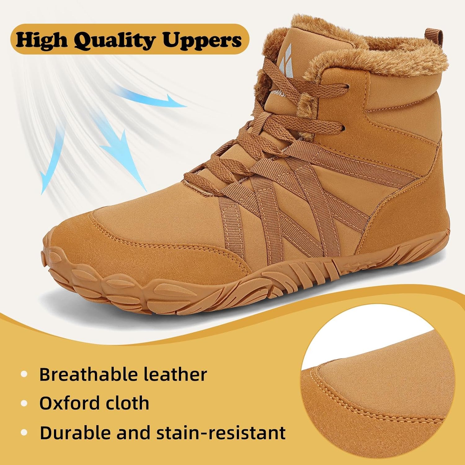 Detalle de Mishansha Winter Barfußschuhe GR.36-48