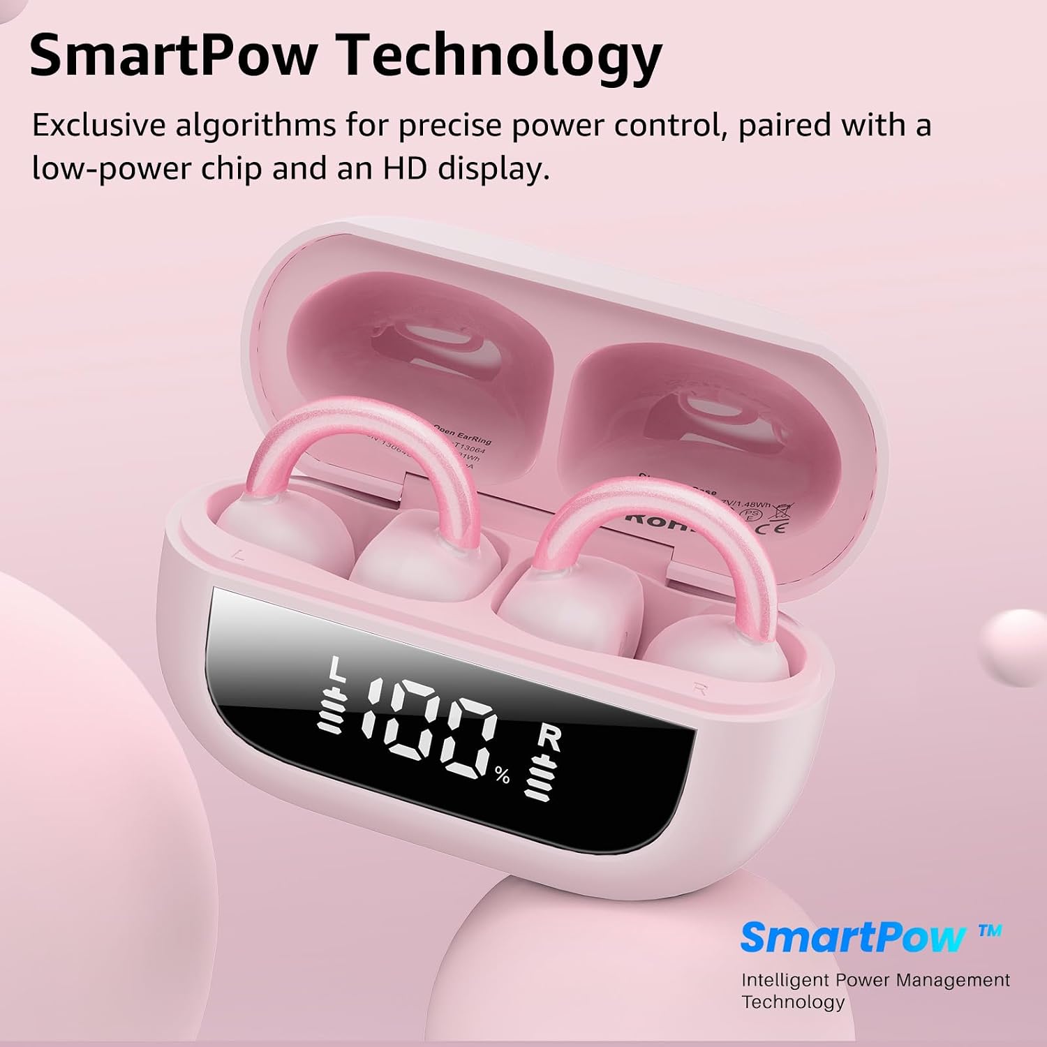 Detalle 2 de TOZO Open-Ear Earbuds Bluetooth 5.4