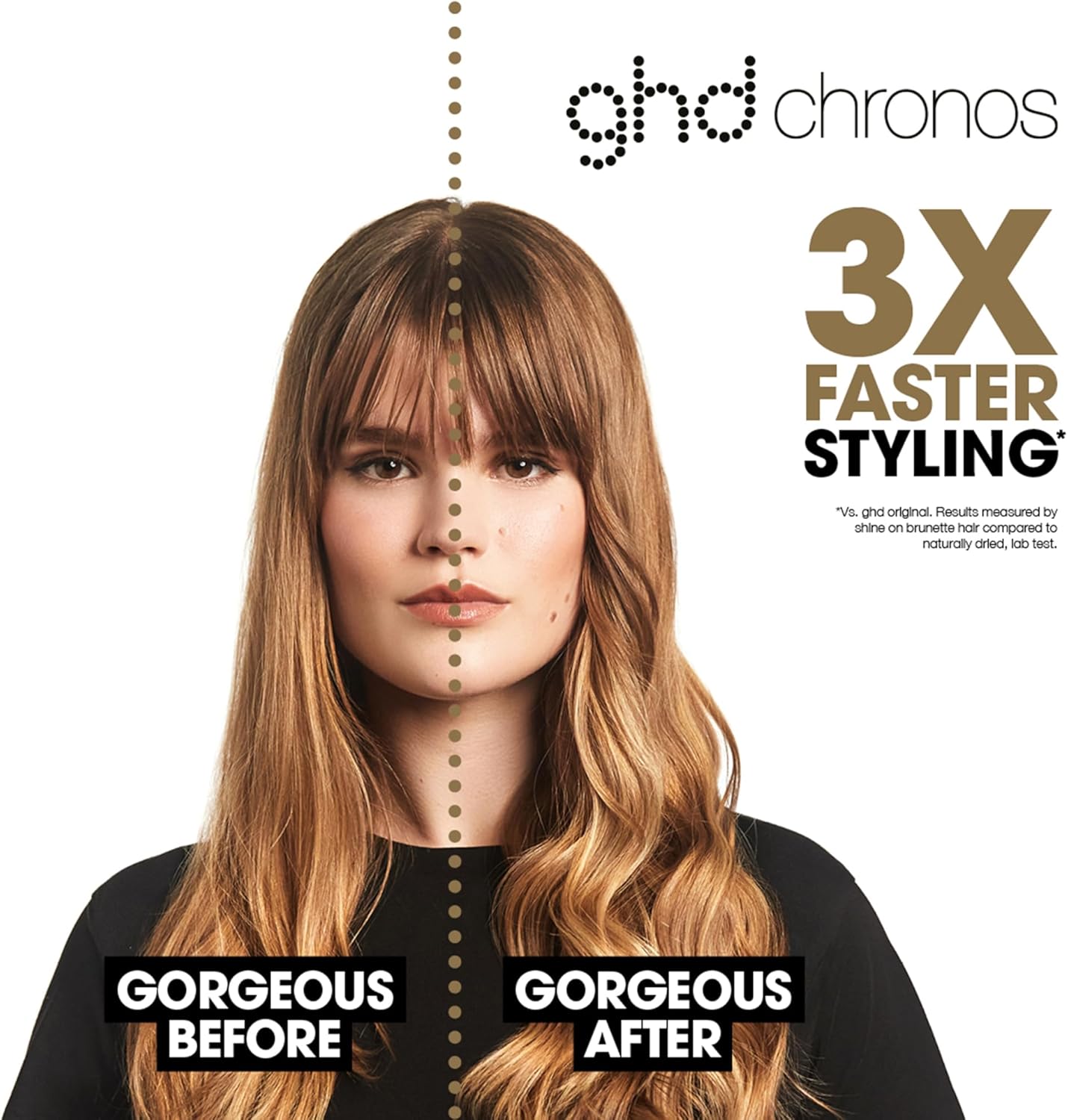Detalle 2 de ghd Chronos Hair Straightener & Styler – Advanced, 3x Faster Styling, UK Plug