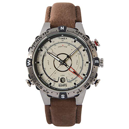Detalle de Timex Intelligent Quartz Tide-Temp-Compass T2N721: Reloj de 45 mm para hombre
