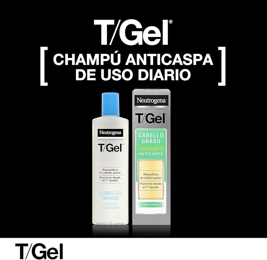 Thumbnail 2 de Neutrogena T/Gel Champú Anticaspa 💆‍♂️ Uso diario, 2x250ml