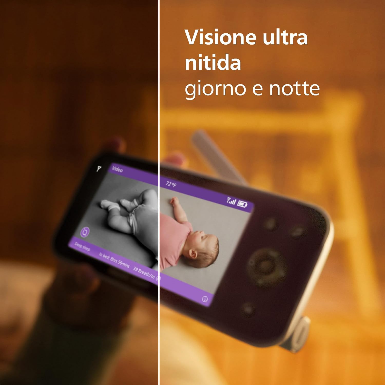 Thumbnail 4 de Philips Avent Premium Connected Baby Monitor SCD973/26: monitor per sonno e respirazione con IA e app