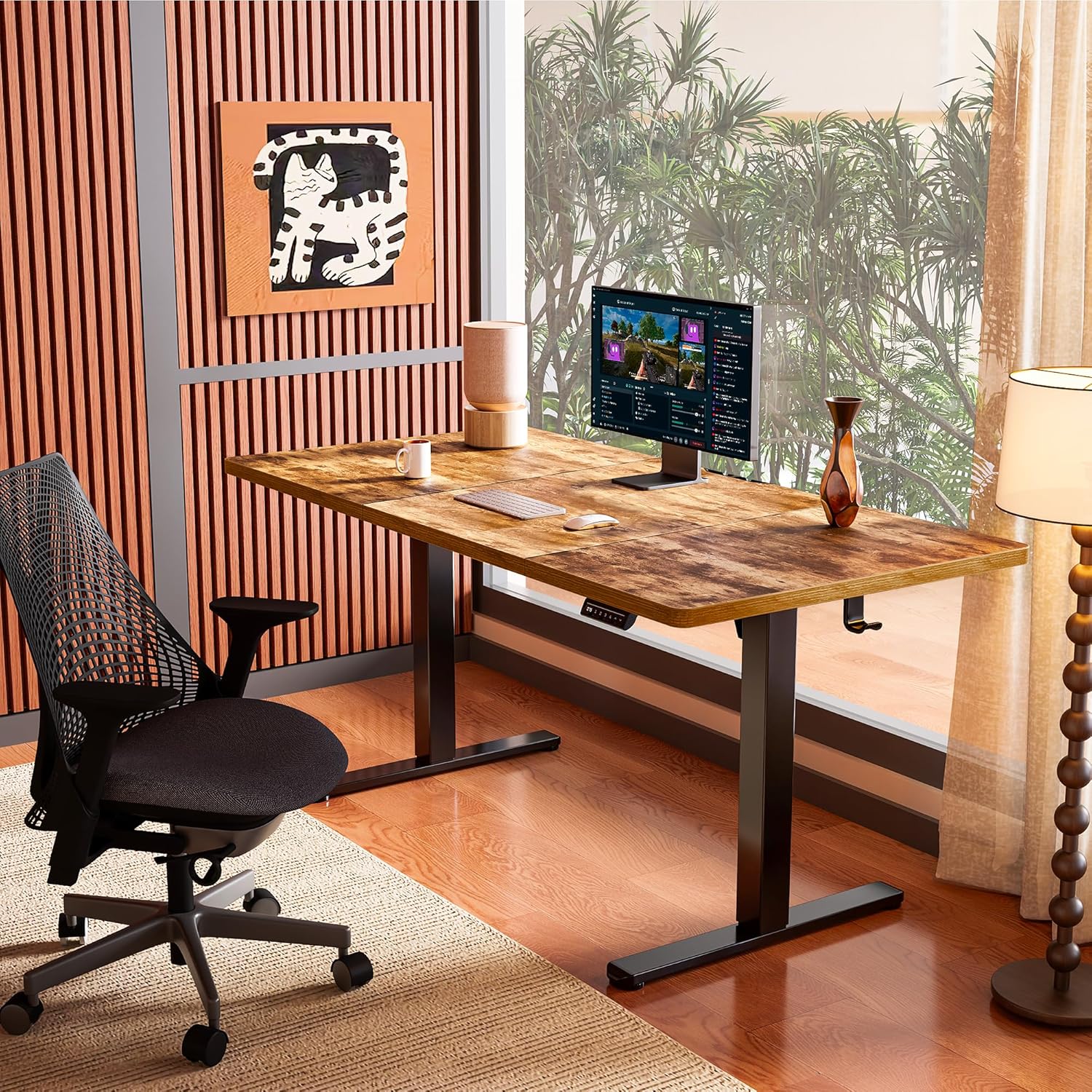 Thumbnail 1 de ErGear Electric Standing Desk 120 x 60 cm with 4 Memory Presets