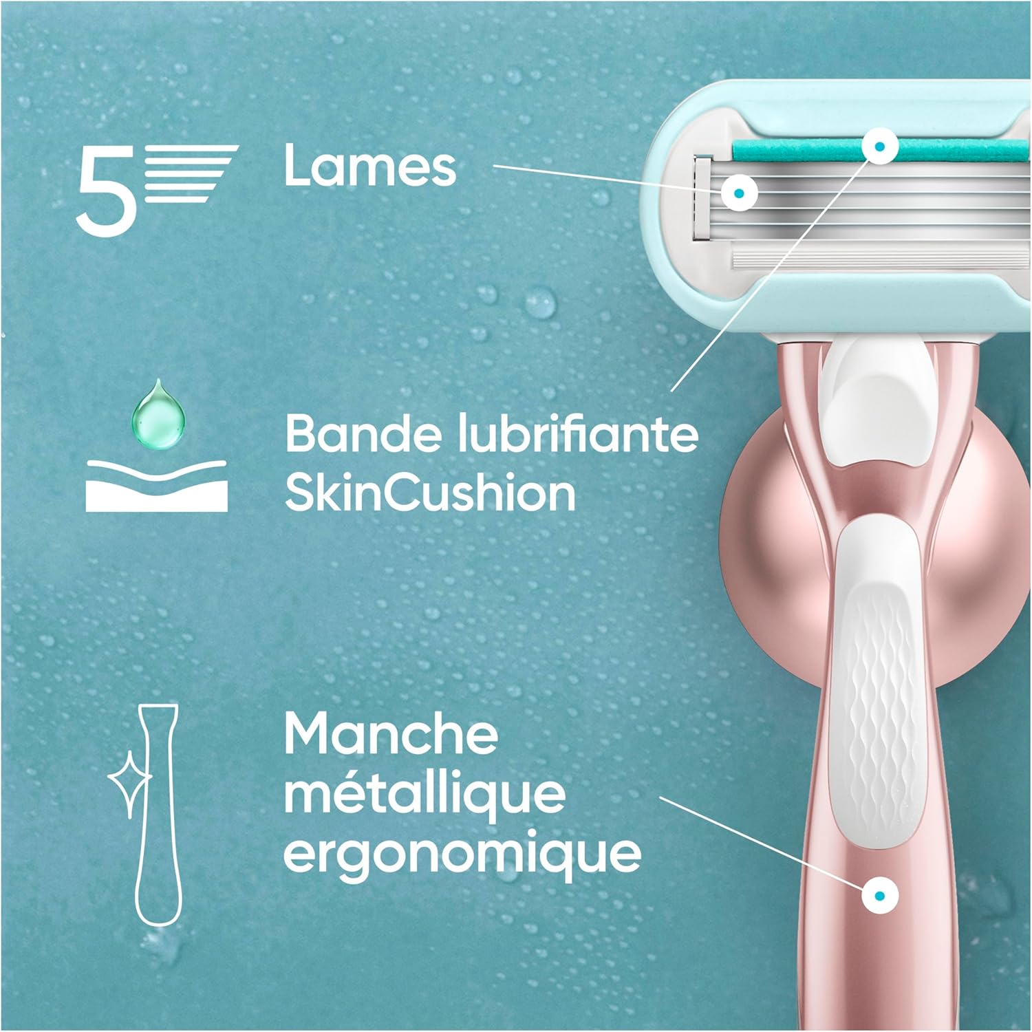 Thumbnail 2 de Gillette Venus Pro Smooth Sensitive Rasoir Femme