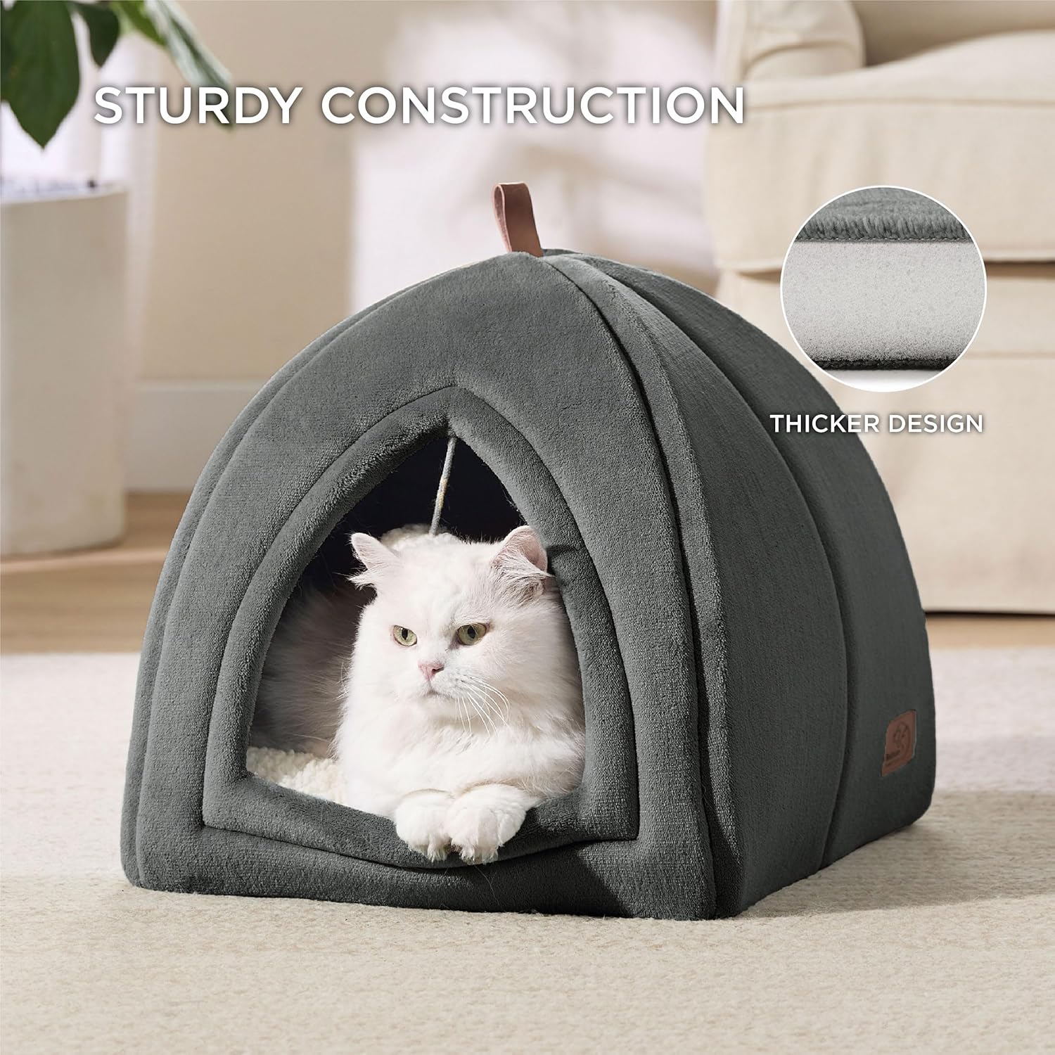 Thumbnail 2 de Bedsure Cat Cave Bed Indoor 40x40cm
