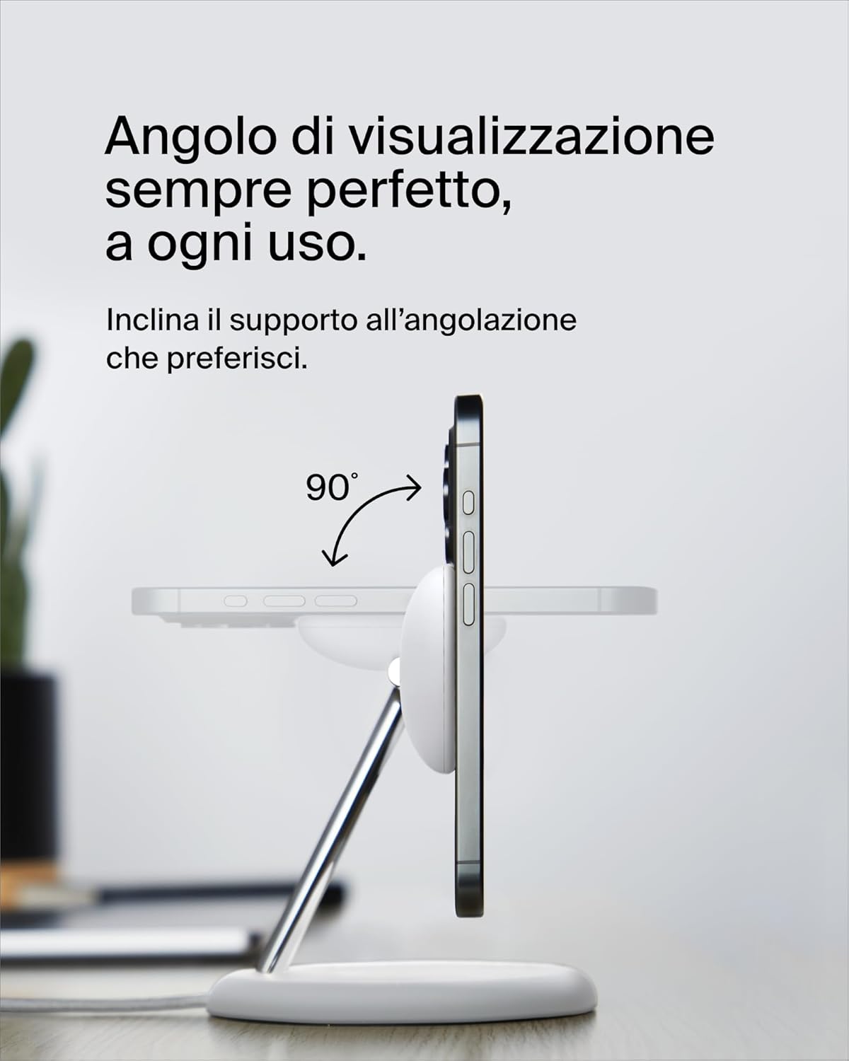 Thumbnail 4 de Belkin Supporto di Ricarica Wireless Magnetica 3 in 1 15W