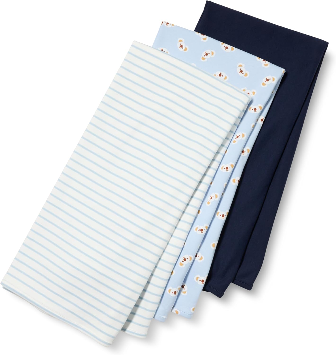 Thumbnail 5 de Amazon Essentials unisex babies’ swaddle blankets, pack of 3 (100% cotton)