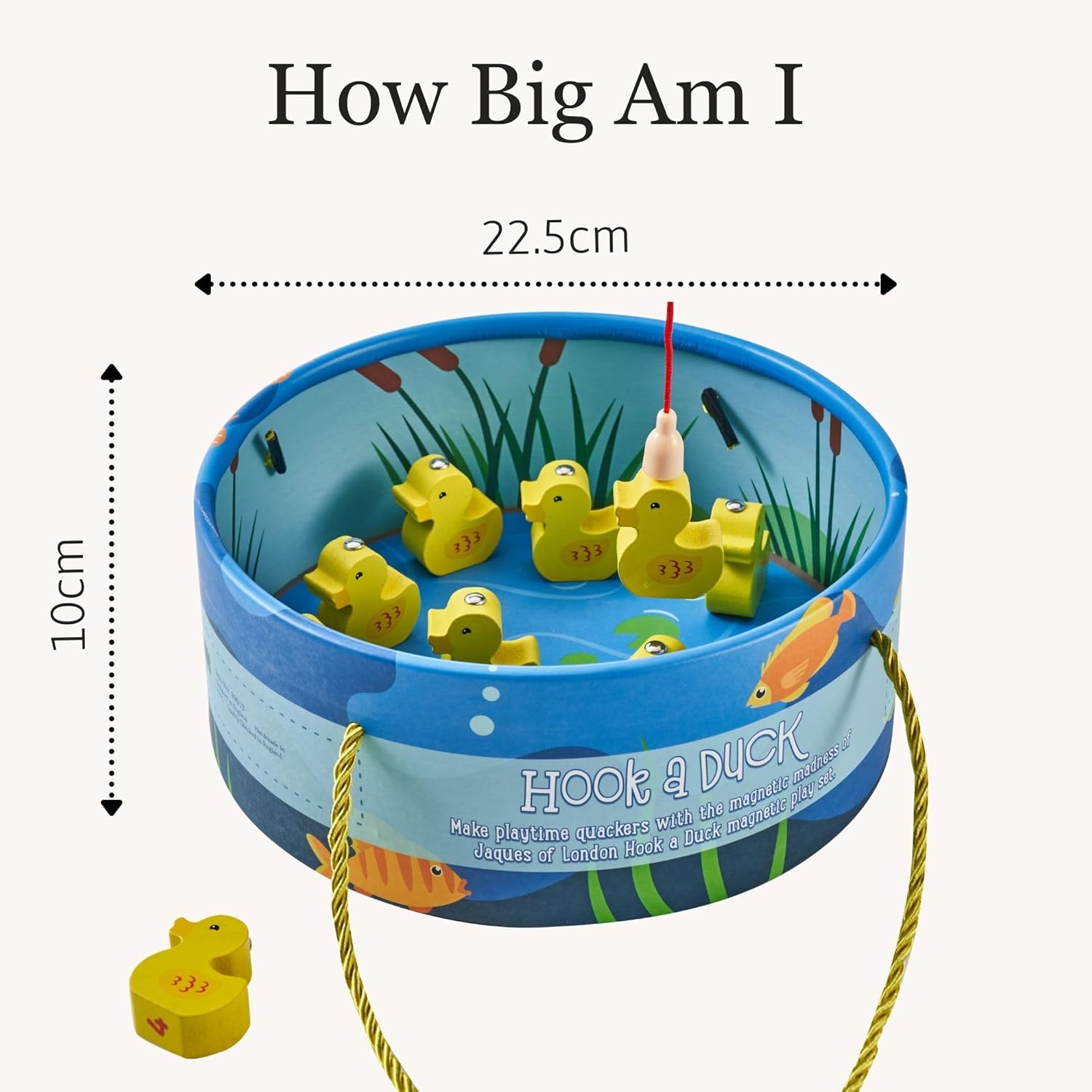 Thumbnail 5 de Jaques of London Hook a Duck Magnetic Fishing Game — An Educational Wooden Toy for Little Learners