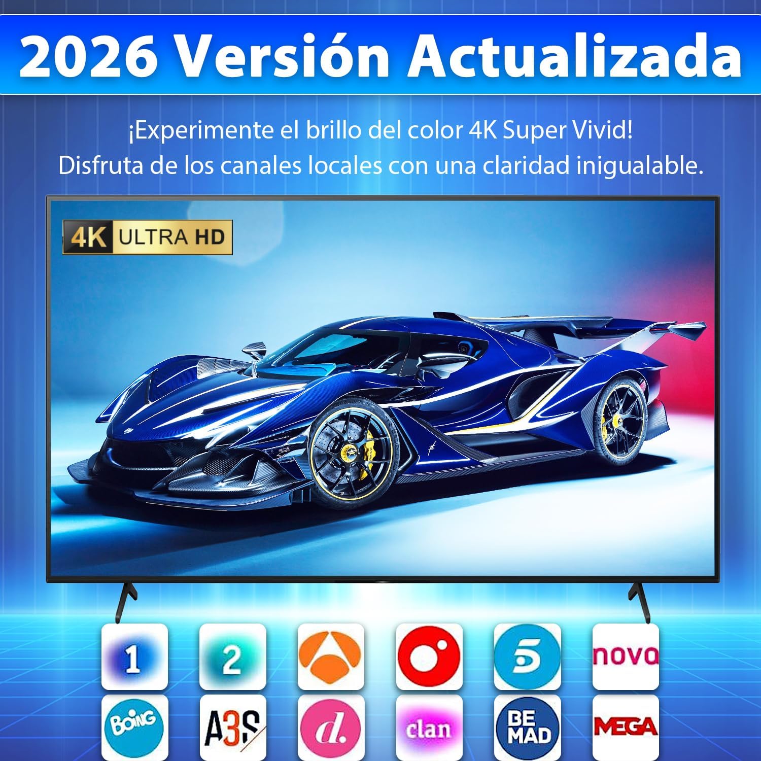 Detalle 2 de Antena TV Interior 2026 Recepción 360° 460KM