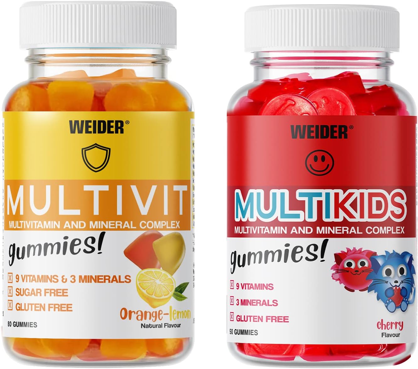 Thumbnail 6 de Weider Vitamin C Gummies (gominolas) 84 unités – sans sucre, sans gluten, arômes naturels