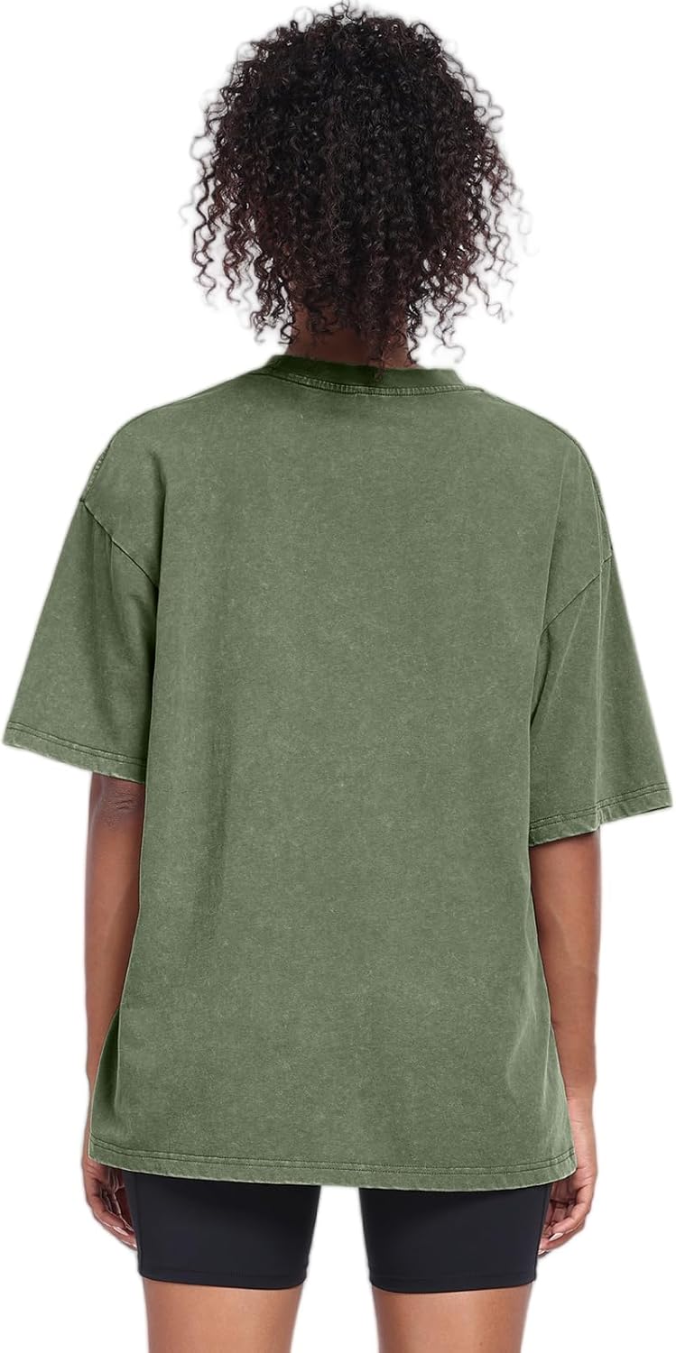 Thumbnail 5 de Washed Vintage Oversized T-Shirt Baggy Tee