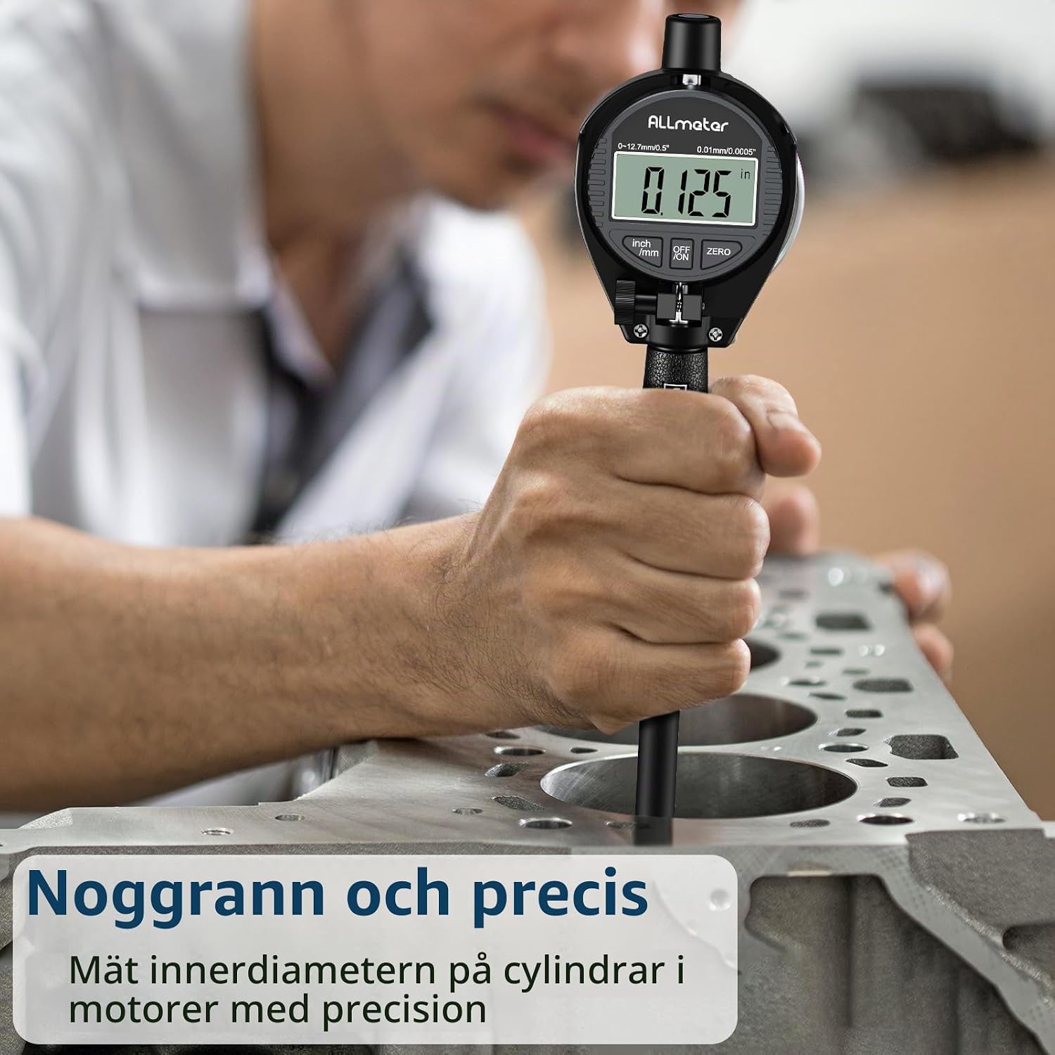 Thumbnail 6 de ALLmeter digital hålmätare 50–160 mm, 0,01 mm och 12 mätsonder