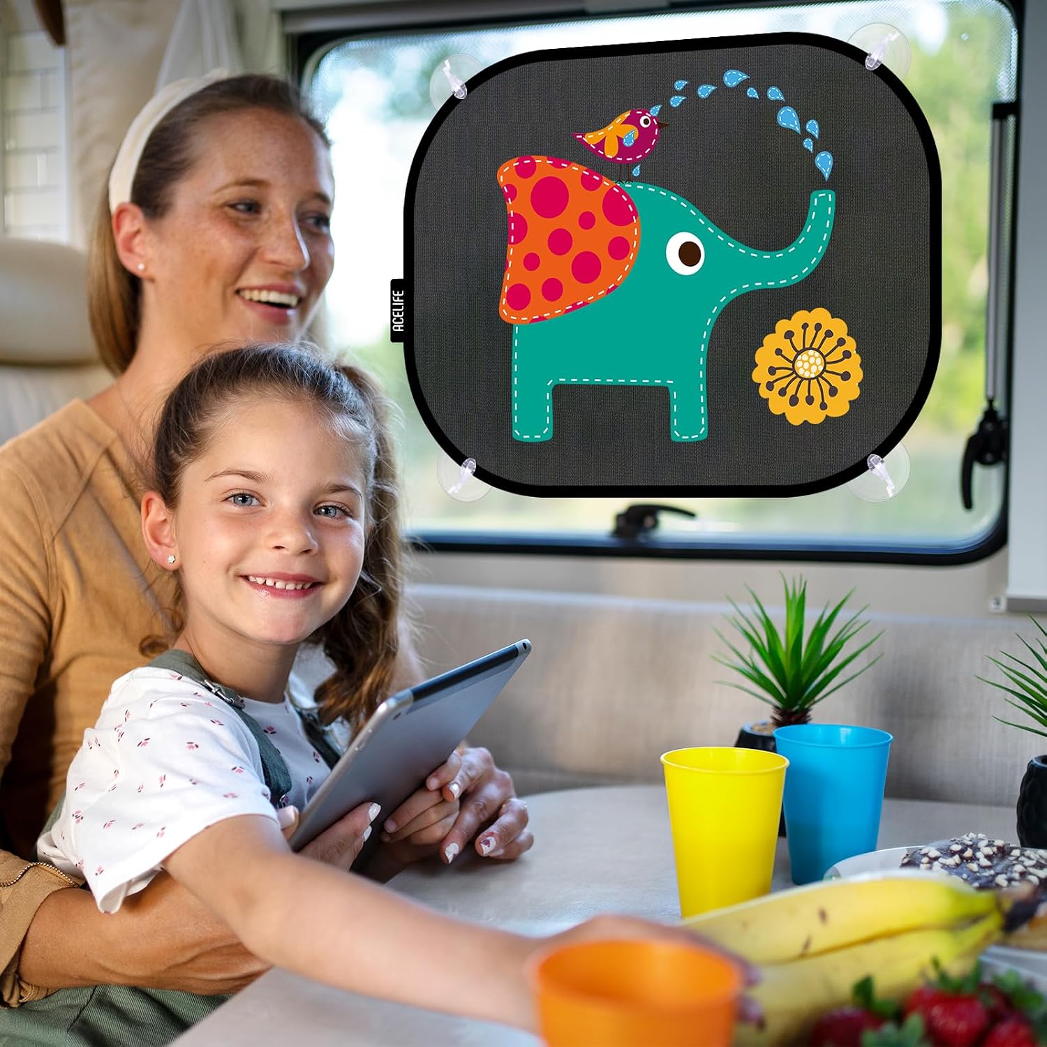 Detalle 1 de ACELIFE Tendine parasole auto bambini 45x35,5