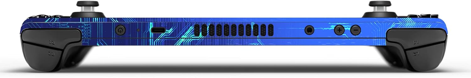 Detalle de PlayVital Full Set Protective Skin Decal for Steam Deck LCD/OLED – Blue Light Graphic