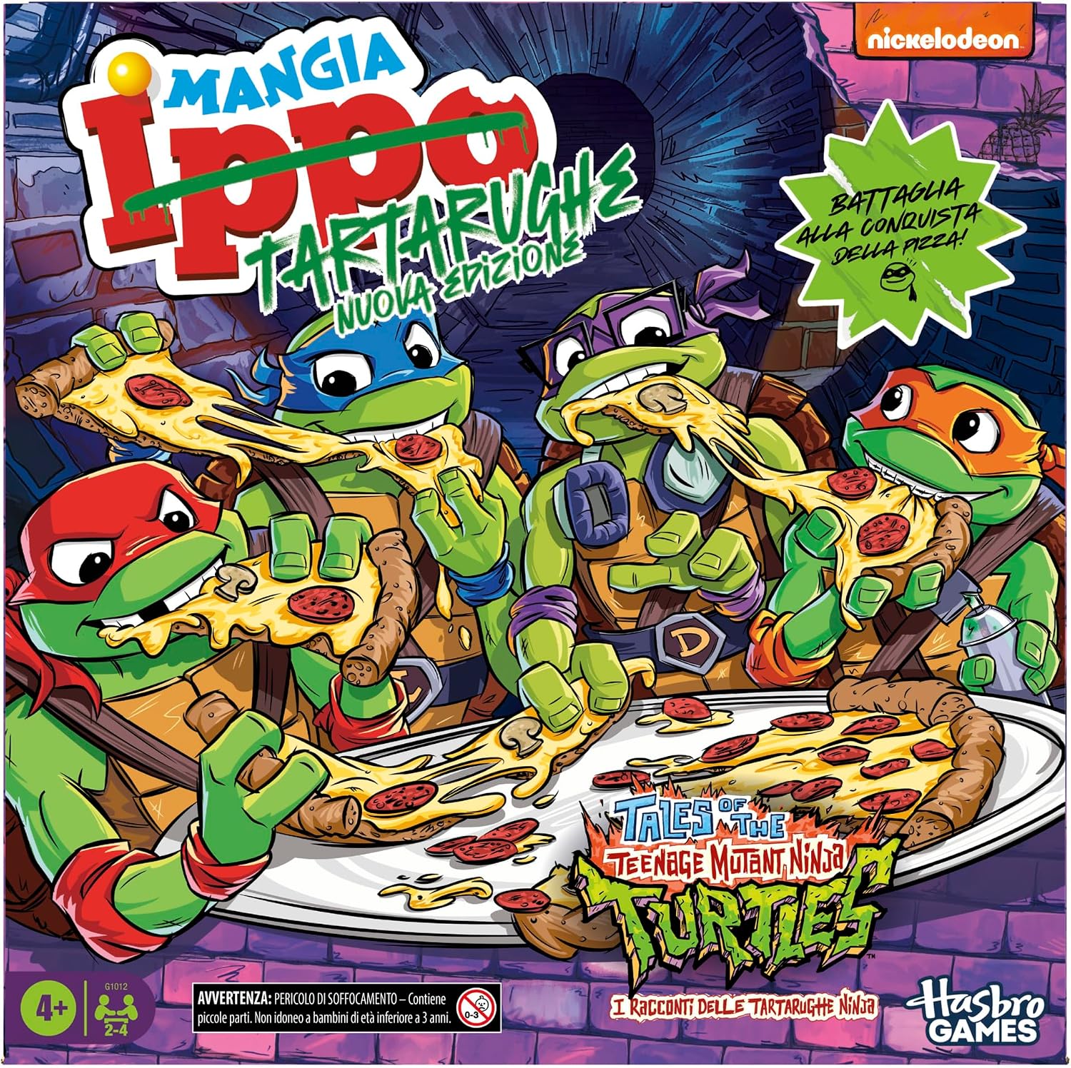 Detalle de Mangia Ippo Tartarughe Ninja Edition gioco da tavolo 🧩