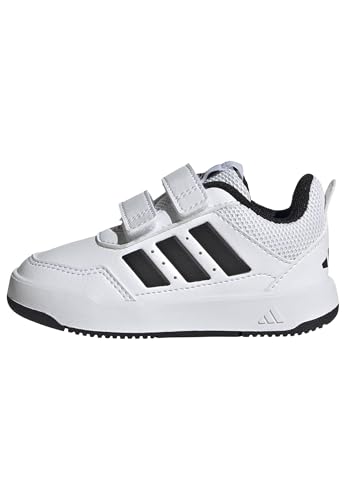 Detalle de adidas Unisex Baby Tensaur Sport 3.0 Infants Shoes (8.5 UK) in FTWR White/Core Black