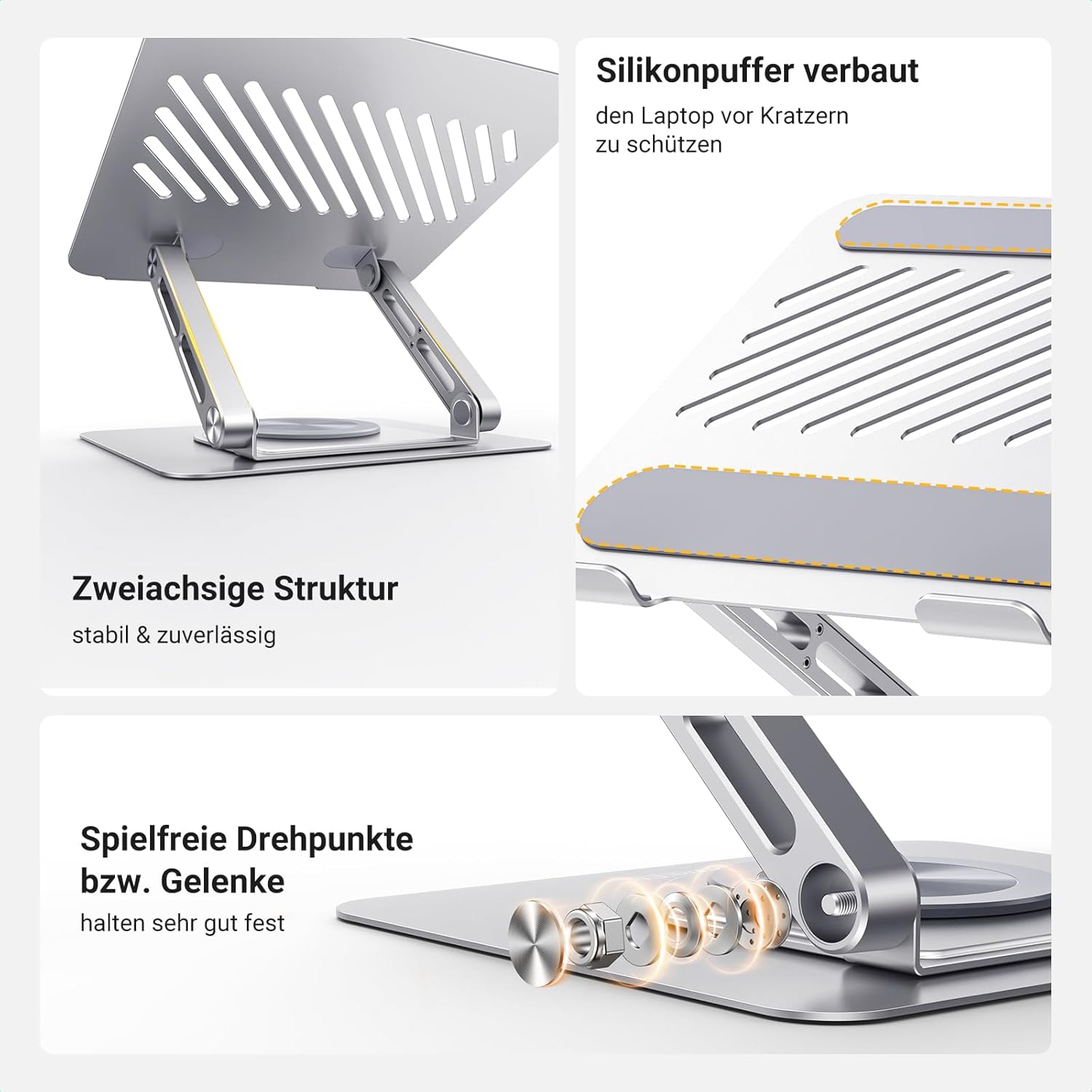 Detalle 2 de UGREEN Laptop Ständer 360° mit 17,3 Zoll