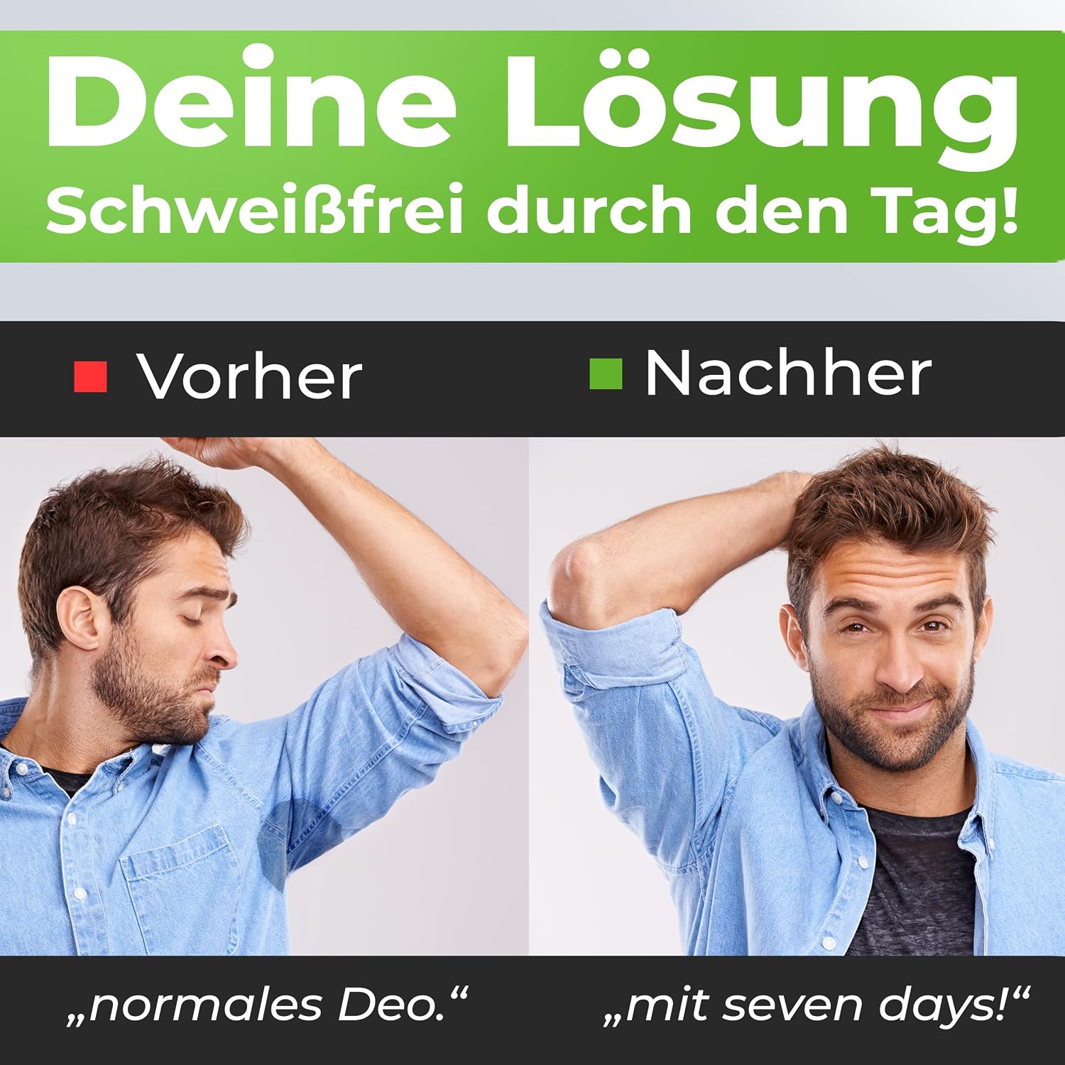 Detalle de seven days Antitranspirant 50 ml Roll‑On gegen Schweiß ⬇