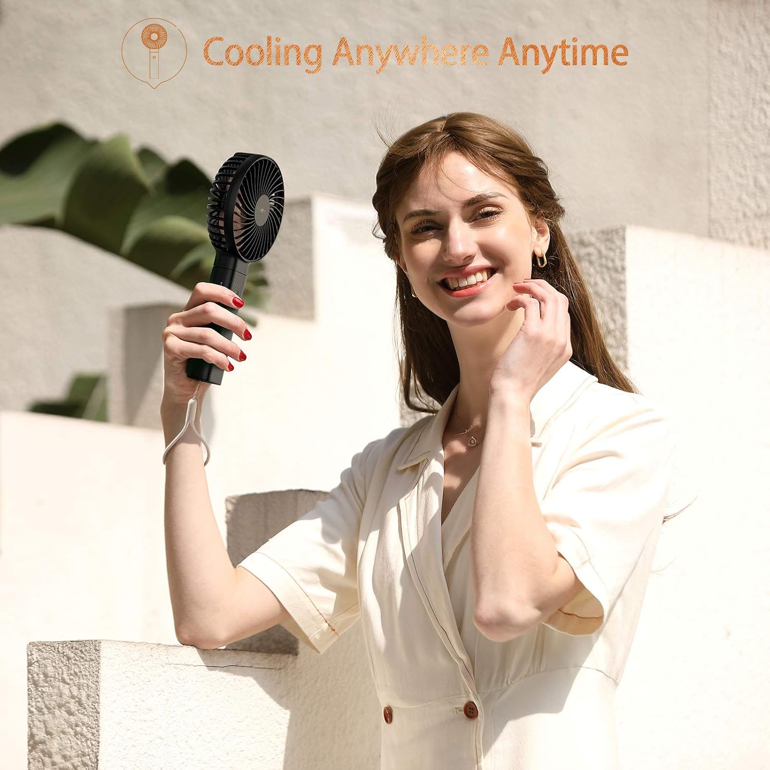 Thumbnail 5 de Funme 2025 Handheld Fan – Portable, Quiet, with 5000 Battery and 4 Speeds