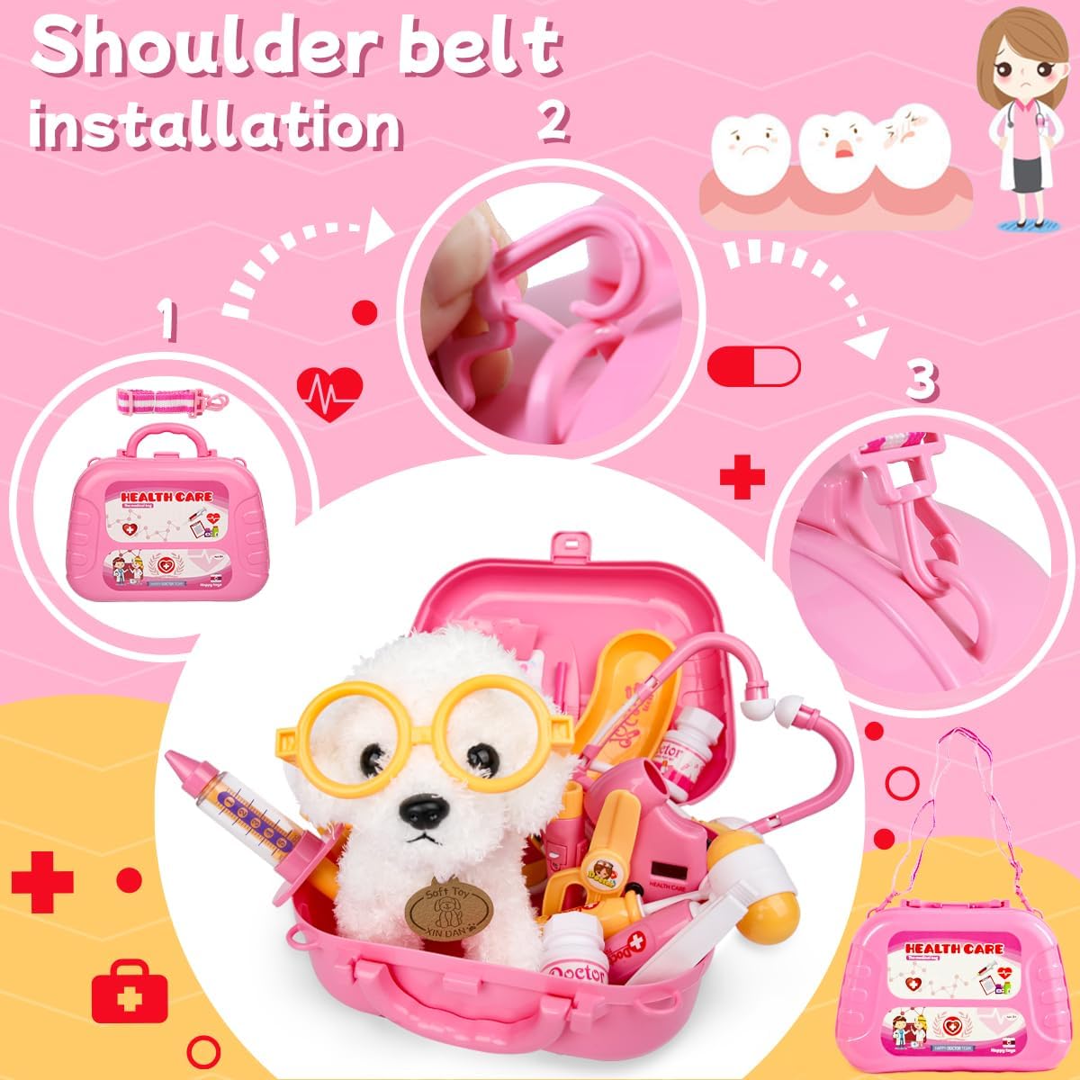 Detalle 2 de MELAND Doctors Set for Kids 23‑piece
