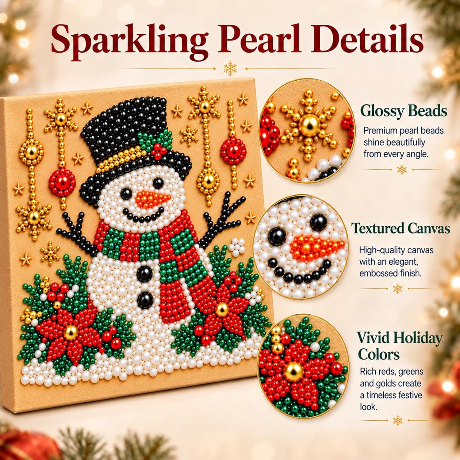 Detalle de Diamond and Pearl Art Kit, 10 x 10 in