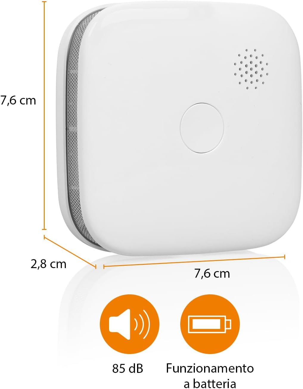 Detalle de Smartwares FSM-126 Rivelatore di fumo Wi‑Fi 85 dB