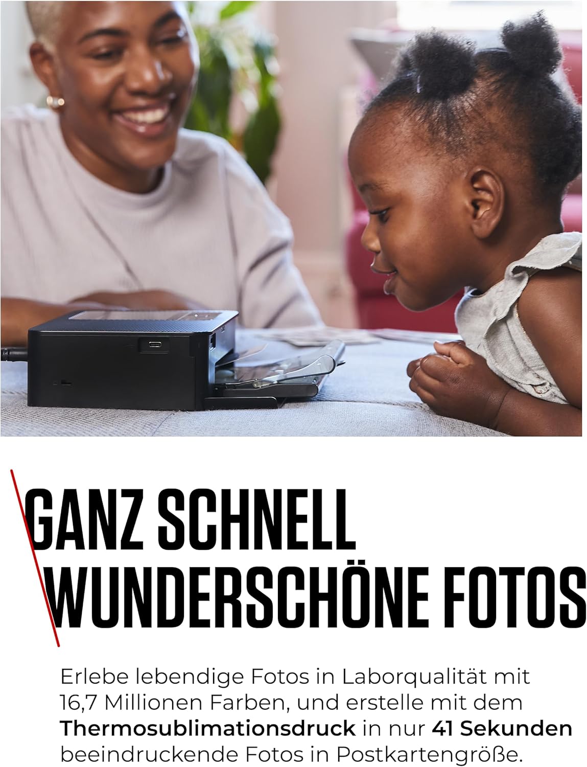 Thumbnail 2 de Canon SELPHY CP1500: Mobiler Fotodrucker für kompakte, kabellose Poster‑Größe