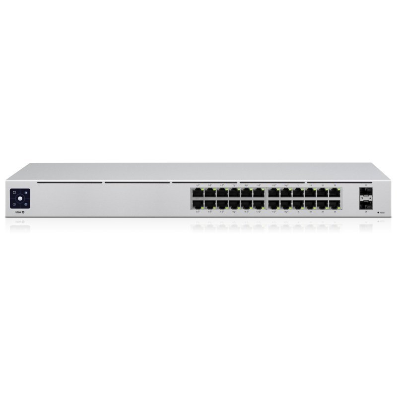 Detalle de Ubiquiti USW-24-POE Gen2: Switch gestionable de 24 puertos Gigabit PoE con 2 SFP