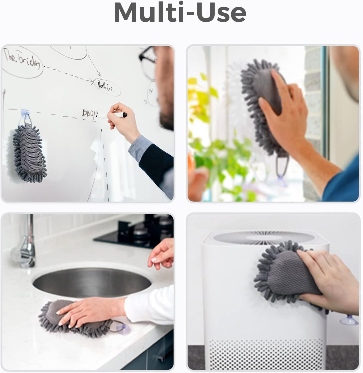 Thumbnail 6 de Loukin Shag Dry Erase Eraser – Washable microfiber whiteboard eraser for classroom, home and office