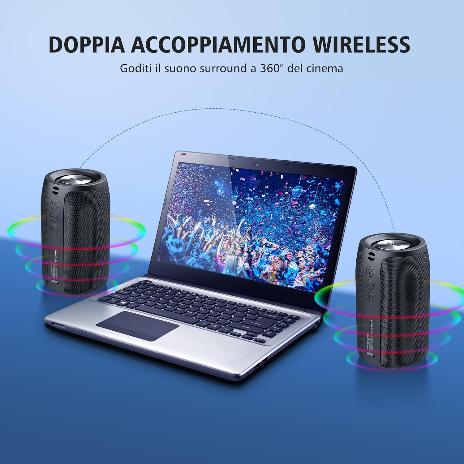 Detalle 2 de Zealot S32 Cassa Bluetooth 1500 min 🔊
