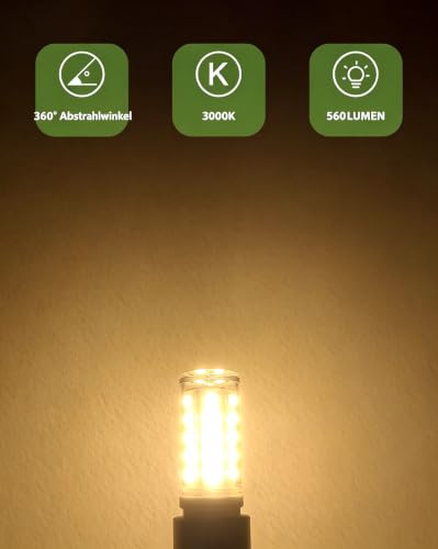 Detalle 2 de tuare G9 LED Lampe Warmweiß 5W / 560 lm – 6er Pack