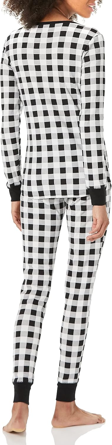 Thumbnail 1 de Amazon Essentials Damen-Pyjama-Set aus Baumwolle – anschmiegsamer Slim Fit (auch in Übergrößen)